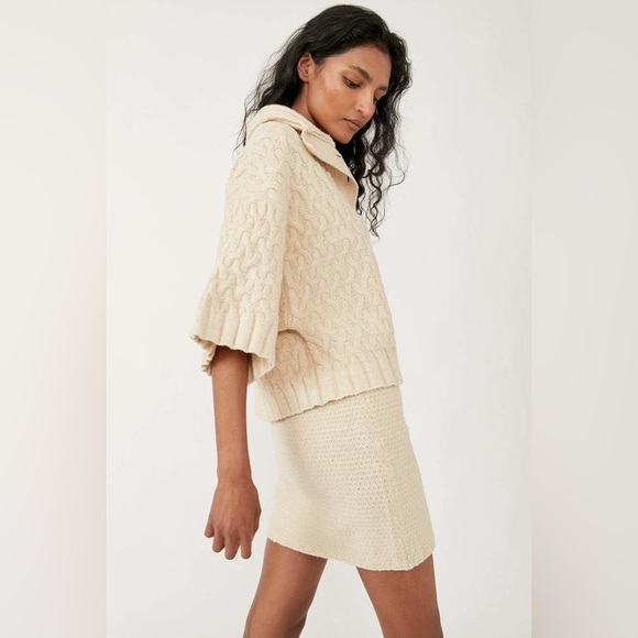 𝓯𝓹 Free People ✨ Host Pick ✨~ 2pcs Set ( Sweater & Skirt ) Mae Sweater Set - Picture 6 of 16